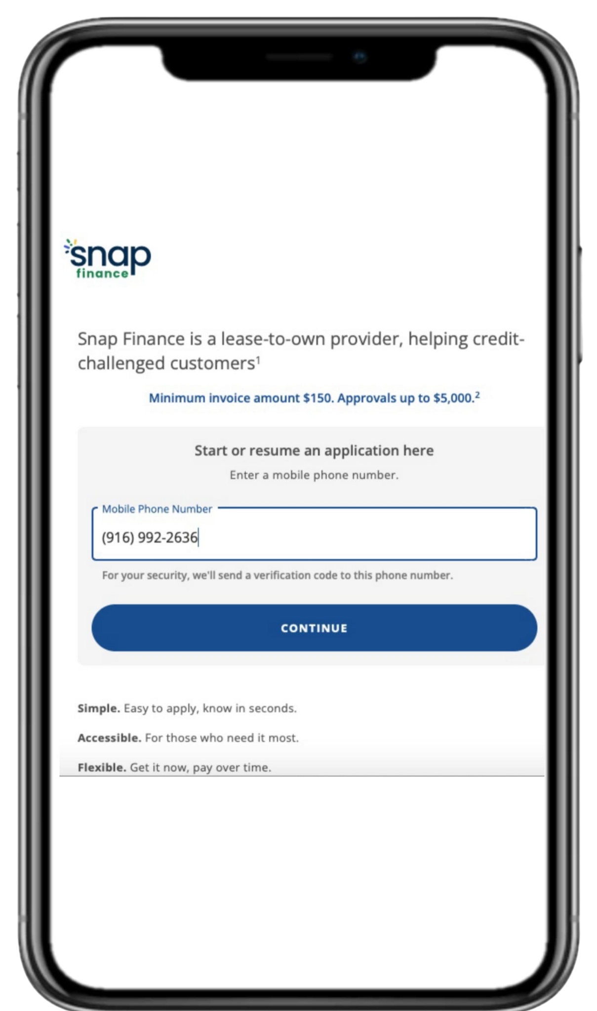 snap financing